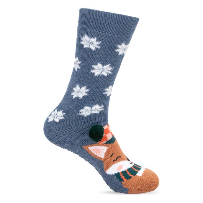 totes toasties® Ladies Single Original Slipper Socks Fox Extra Image 3